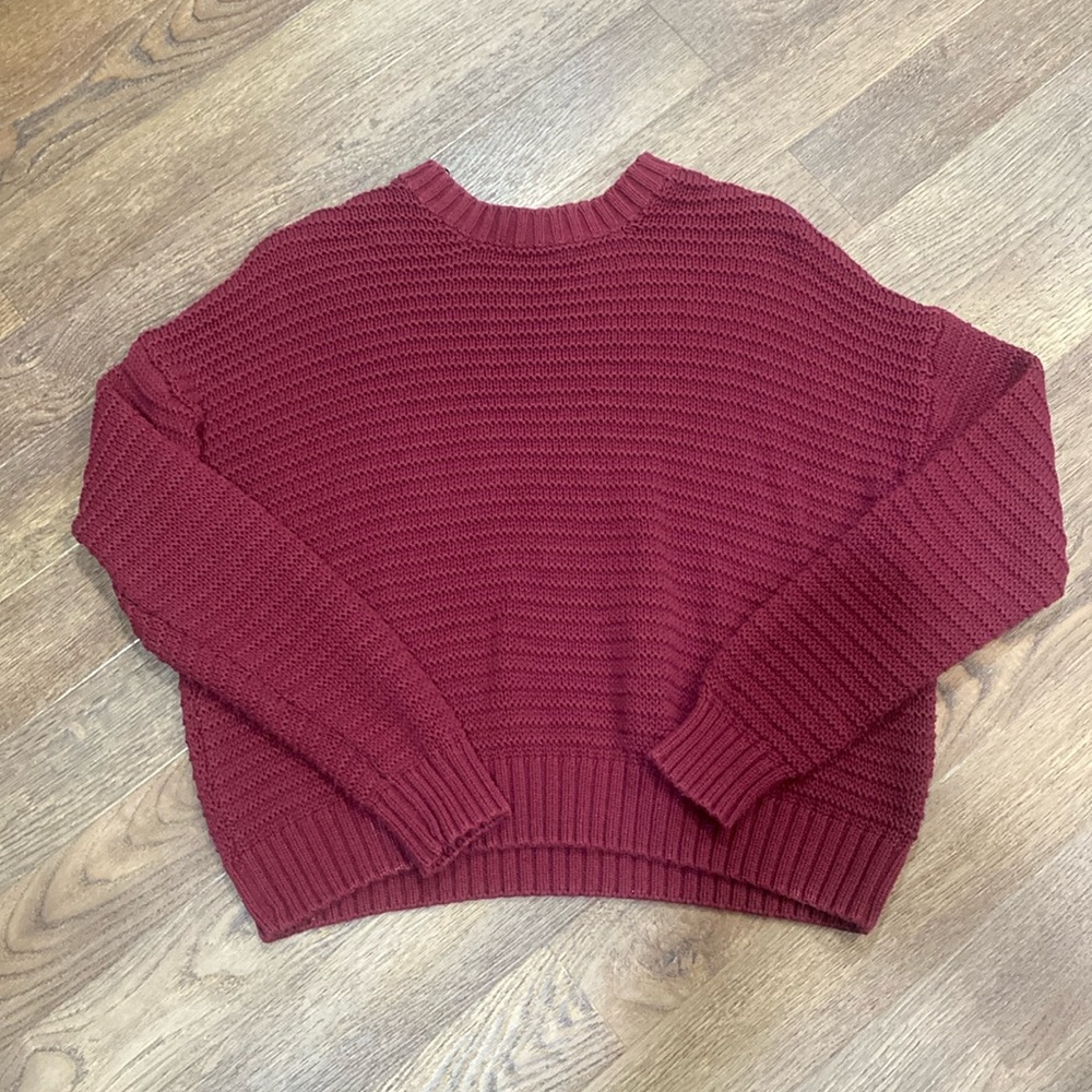 Burgundy Sweater